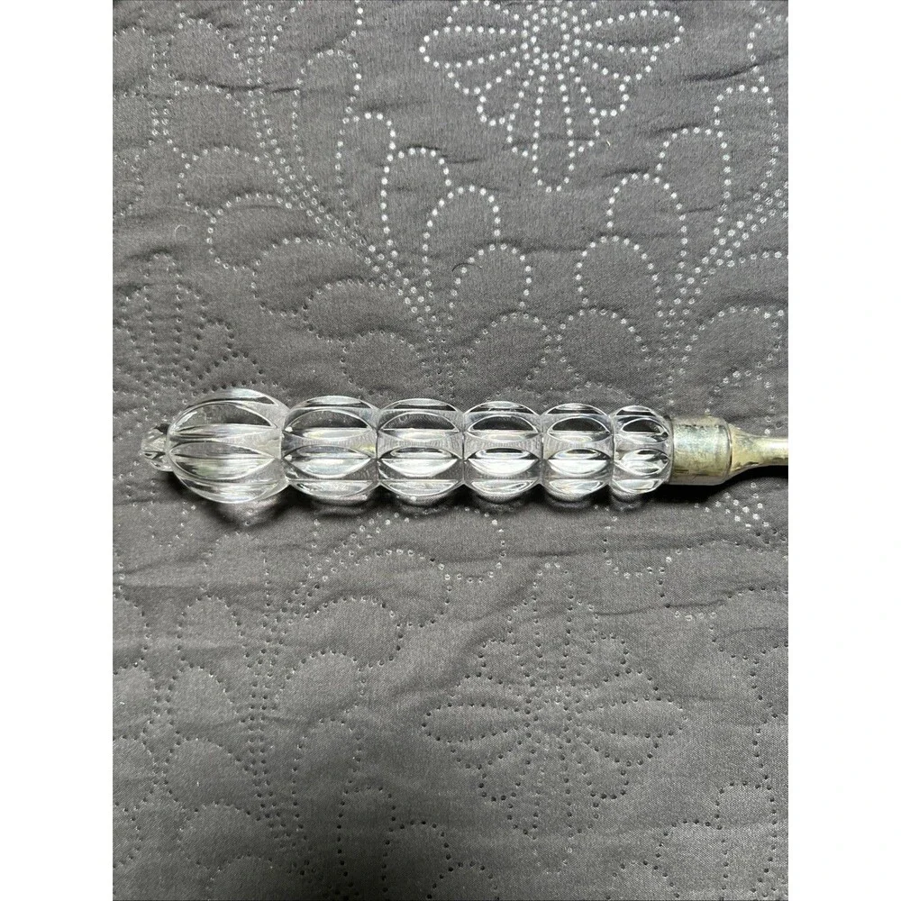 Vintage Mikasa Cake Server Crystal Silver Plate Red Velvet Box Serverware Home